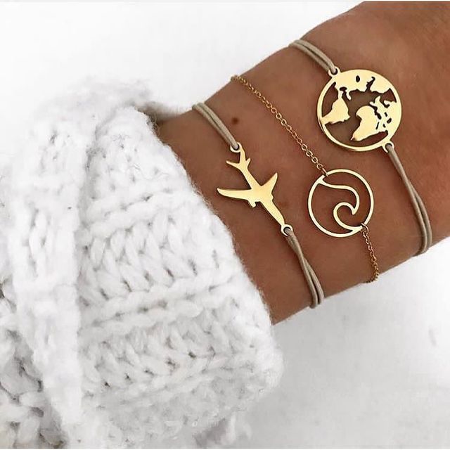 Premium Bohemian Layered Bracelet Set