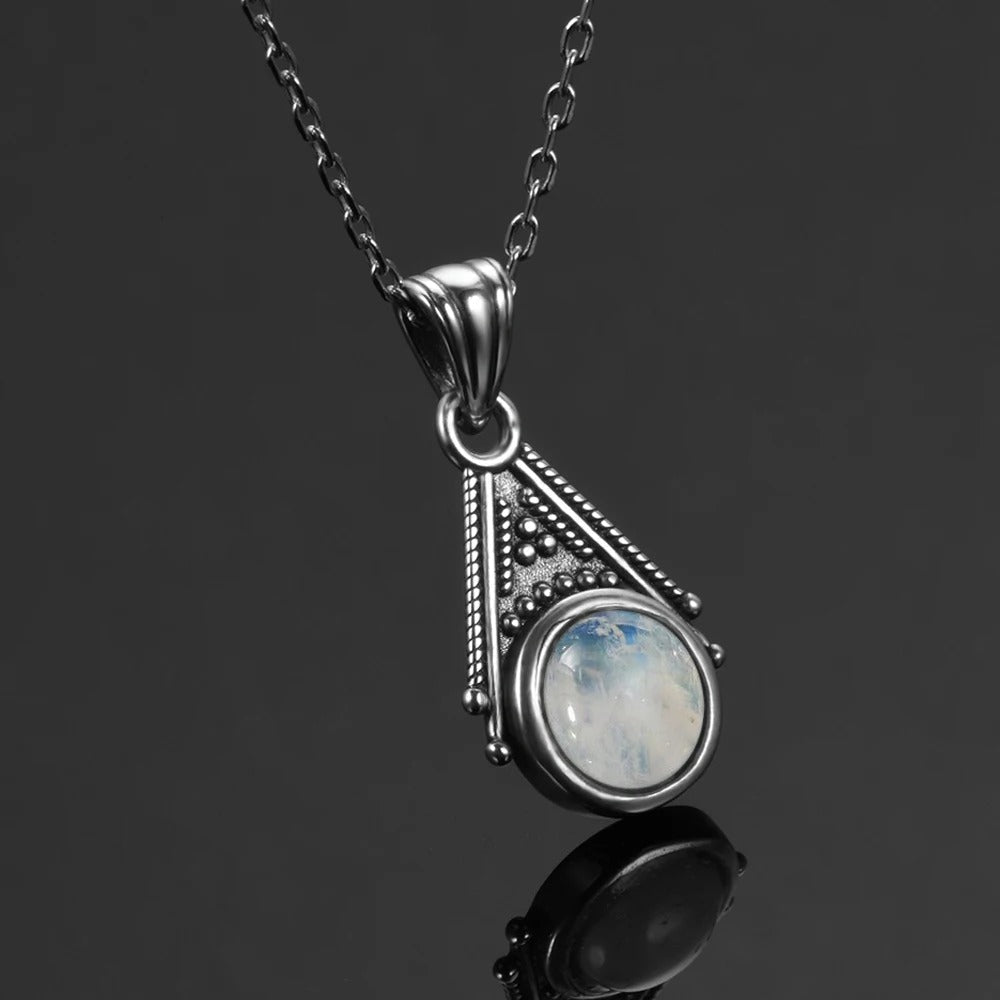 Moonstone Vintage Pendant Necklace