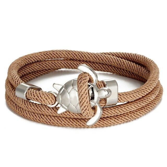 Handmade Sea Turtle Rope Bracelet
