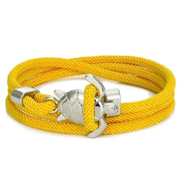 Handmade Sea Turtle Rope Bracelet