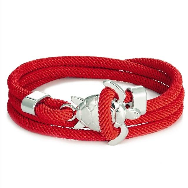 Handmade Sea Turtle Rope Bracelet