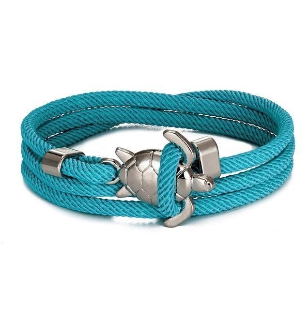 Handmade Sea Turtle Rope Bracelet